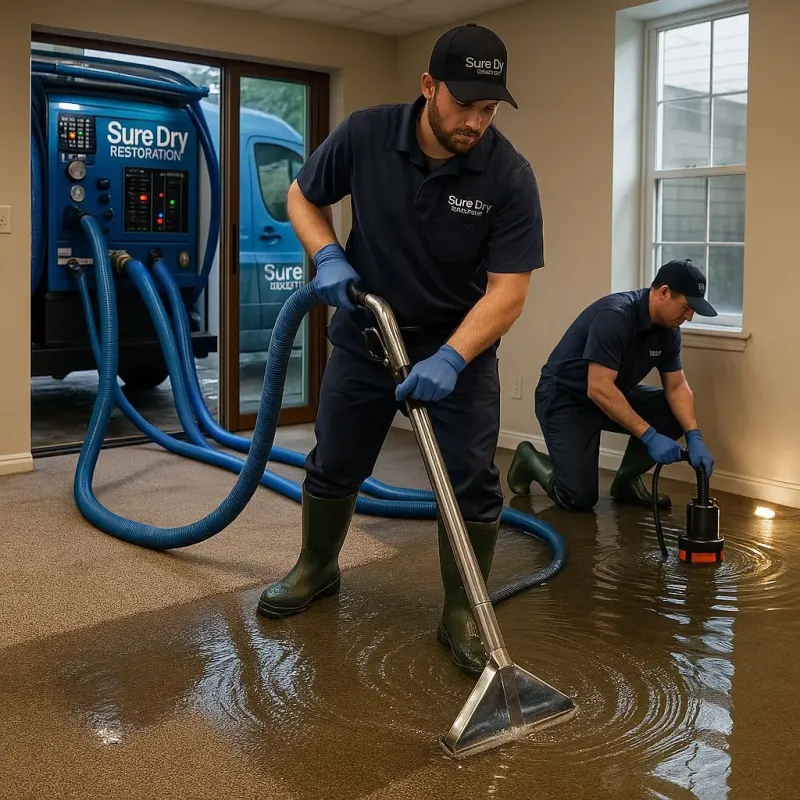 Water Extraction and Removal process in San Marcos, TX